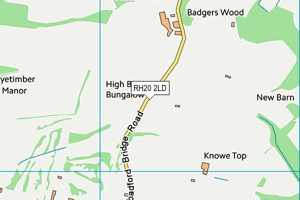 Map of WOODSHILL HOLIDAY BYRES LIMITED at district scale