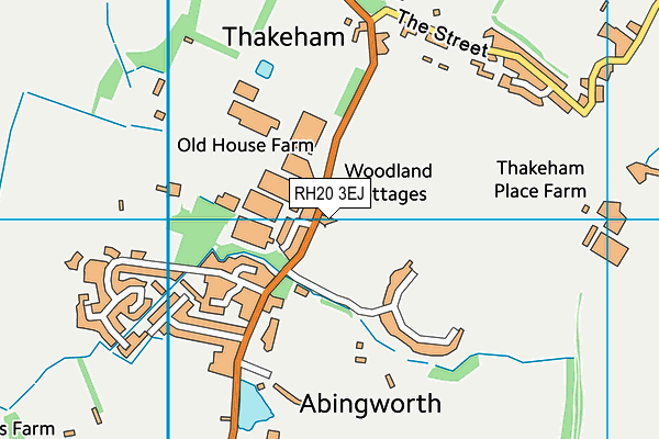 Abingworth Football Ground map (RH20 3EJ) - OS VectorMap District (Ordnance Survey)