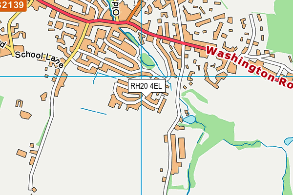 RH20 4EL map - OS VectorMap District (Ordnance Survey)