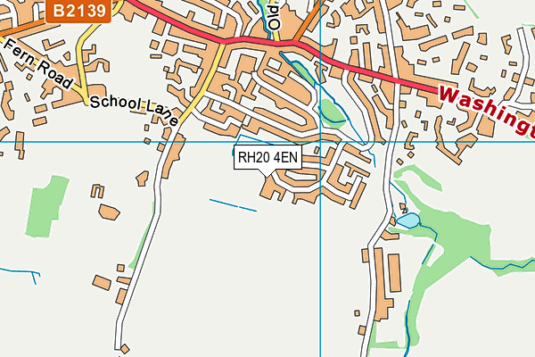 RH20 4EN map - OS VectorMap District (Ordnance Survey)