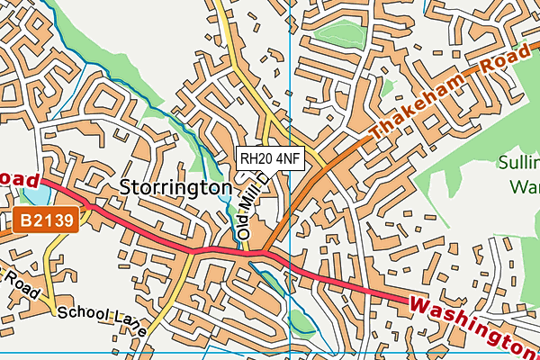 Map of STORRINGTON CONTRACTORS LIMITED at district scale