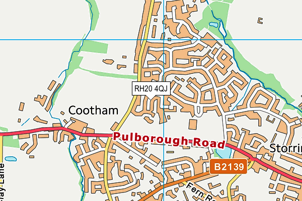 RH20 4QJ map - OS VectorMap District (Ordnance Survey)