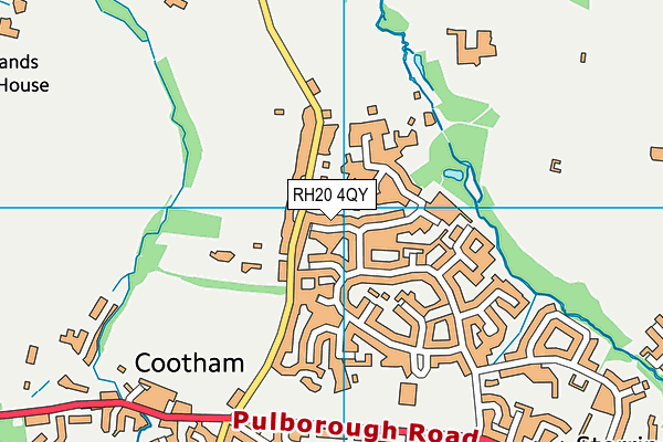 RH20 4QY map - OS VectorMap District (Ordnance Survey)