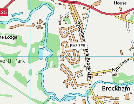 RH3 7ER map - OS VectorMap District (Ordnance Survey)