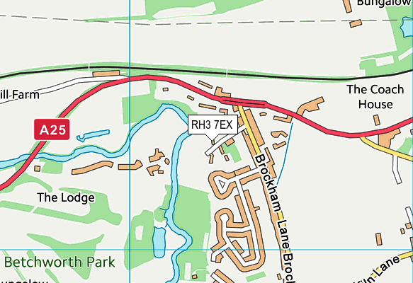 RH3 7EX map - OS VectorMap District (Ordnance Survey)