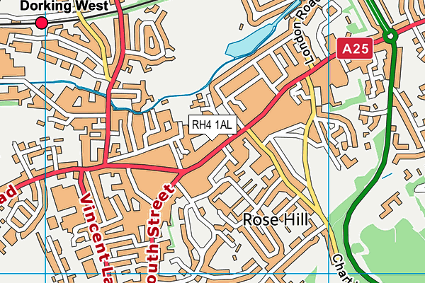 RH4 1AL map - OS VectorMap District (Ordnance Survey)