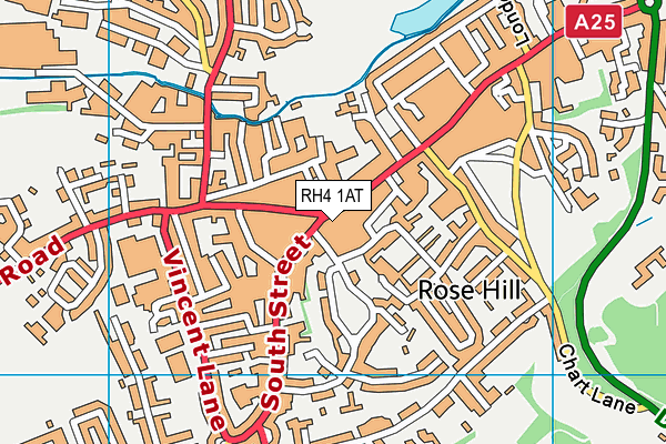 RH4 1AT map - OS VectorMap District (Ordnance Survey)