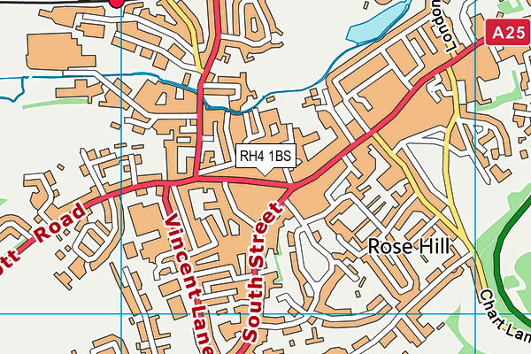 RH4 1BS map - OS VectorMap District (Ordnance Survey)