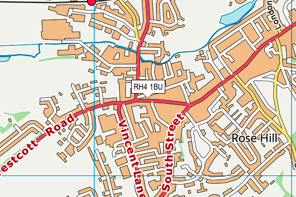 RH4 1BU map - OS VectorMap District (Ordnance Survey)