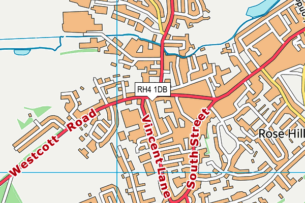 RH4 1DB map - OS VectorMap District (Ordnance Survey)