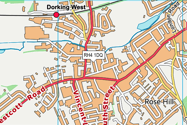 RH4 1DQ map - OS VectorMap District (Ordnance Survey)