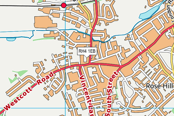RH4 1EB map - OS VectorMap District (Ordnance Survey)