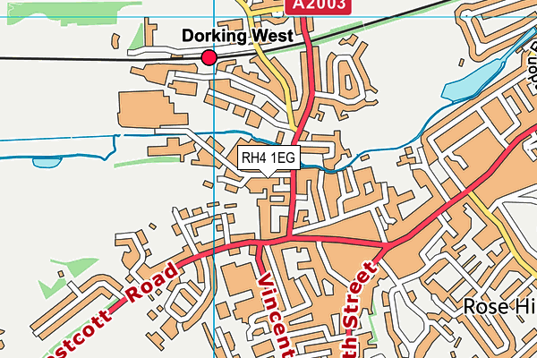 RH4 1EG map - OS VectorMap District (Ordnance Survey)