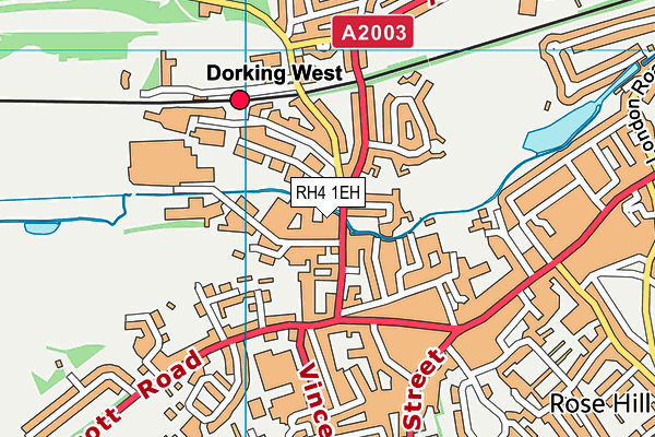 RH4 1EH map - OS VectorMap District (Ordnance Survey)