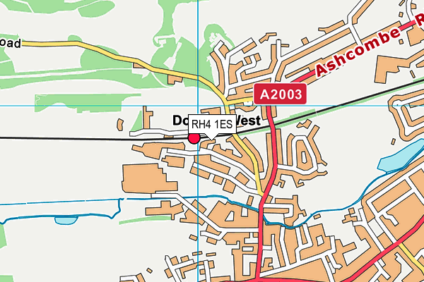 RH4 1ES map - OS VectorMap District (Ordnance Survey)