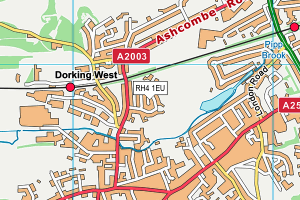 RH4 1EU map - OS VectorMap District (Ordnance Survey)