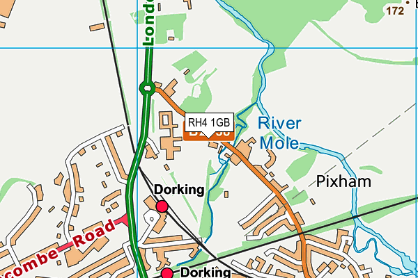 RH4 1GB map - OS VectorMap District (Ordnance Survey)