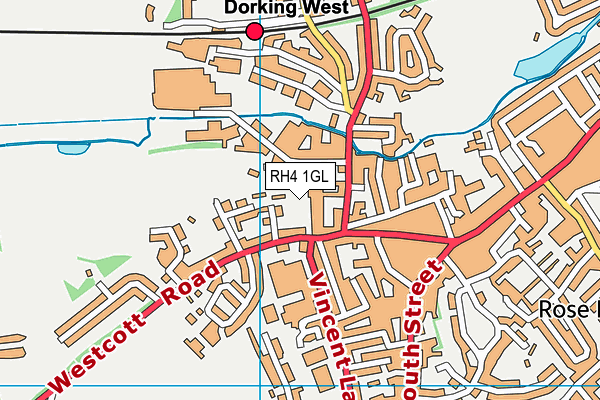 RH4 1GL map - OS VectorMap District (Ordnance Survey)