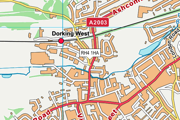 RH4 1HA map - OS VectorMap District (Ordnance Survey)