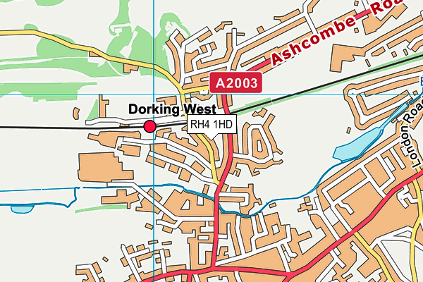 RH4 1HD map - OS VectorMap District (Ordnance Survey)