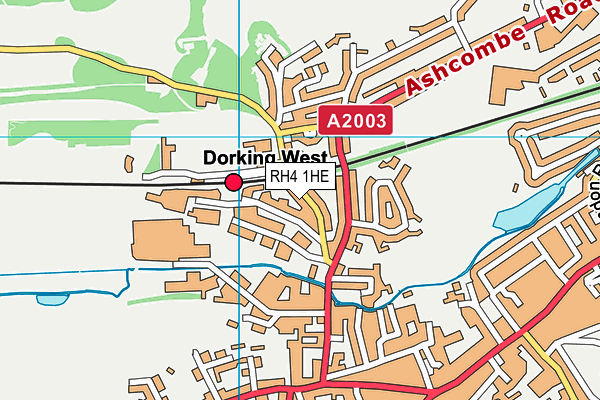 RH4 1HE map - OS VectorMap District (Ordnance Survey)