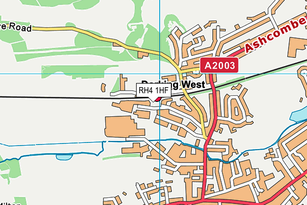 RH4 1HF map - OS VectorMap District (Ordnance Survey)