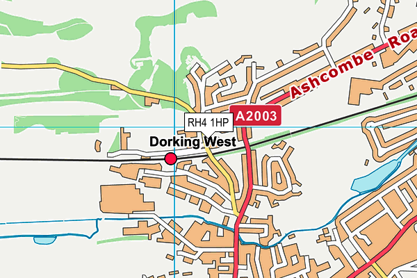 RH4 1HP map - OS VectorMap District (Ordnance Survey)