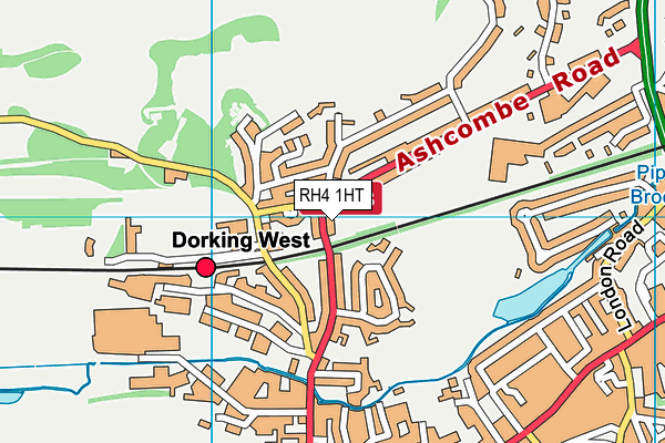 RH4 1HT map - OS VectorMap District (Ordnance Survey)