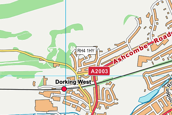 RH4 1HY map - OS VectorMap District (Ordnance Survey)