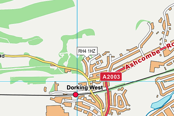 RH4 1HZ map - OS VectorMap District (Ordnance Survey)