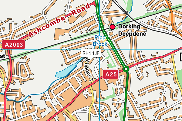 RH4 1JF map - OS VectorMap District (Ordnance Survey)