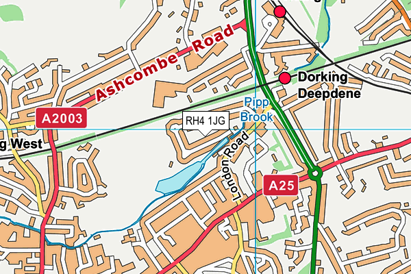 RH4 1JG map - OS VectorMap District (Ordnance Survey)
