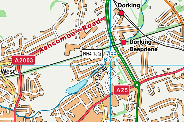 RH4 1JQ map - OS VectorMap District (Ordnance Survey)