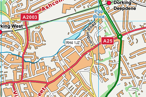 RH4 1JZ map - OS VectorMap District (Ordnance Survey)