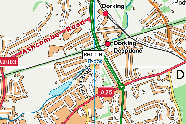 RH4 1LH map - OS VectorMap District (Ordnance Survey)