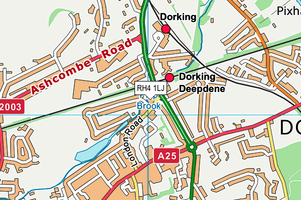 RH4 1LJ map - OS VectorMap District (Ordnance Survey)