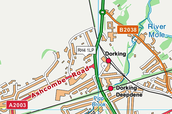 RH4 1LP map - OS VectorMap District (Ordnance Survey)