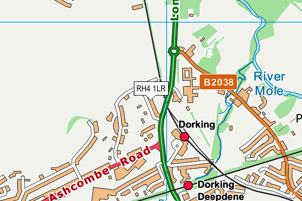 Map of DORK GIN LTD at district scale