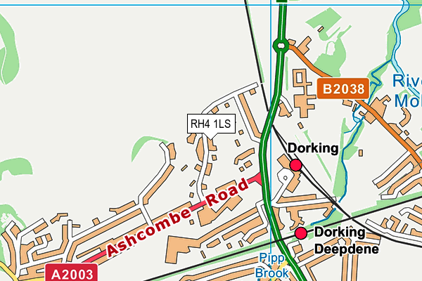 RH4 1LS map - OS VectorMap District (Ordnance Survey)