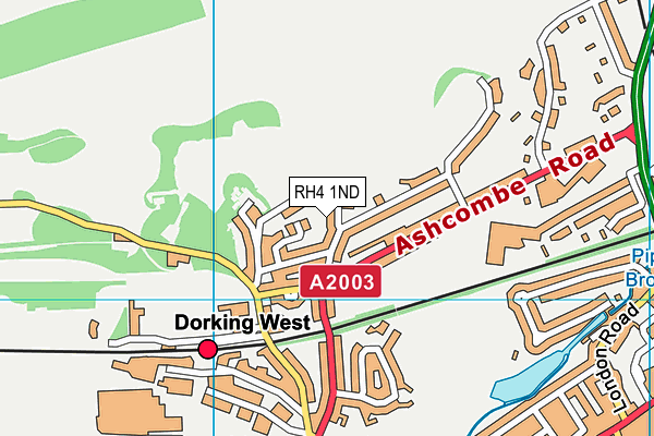 RH4 1ND map - OS VectorMap District (Ordnance Survey)