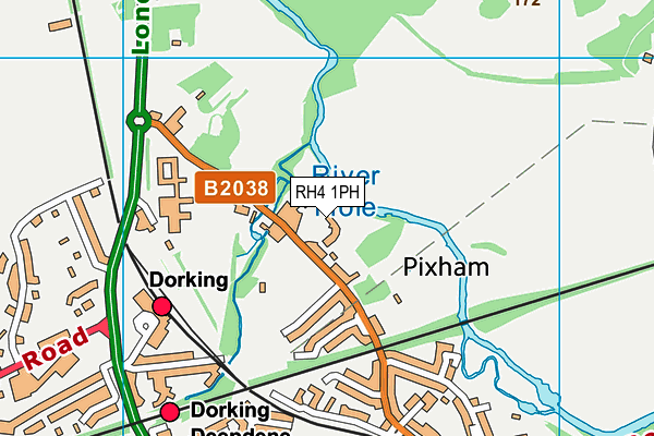 RH4 1PH map - OS VectorMap District (Ordnance Survey)