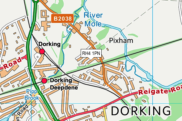 RH4 1PN map - OS VectorMap District (Ordnance Survey)