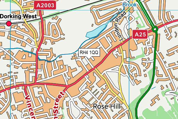 RH4 1QQ map - OS VectorMap District (Ordnance Survey)