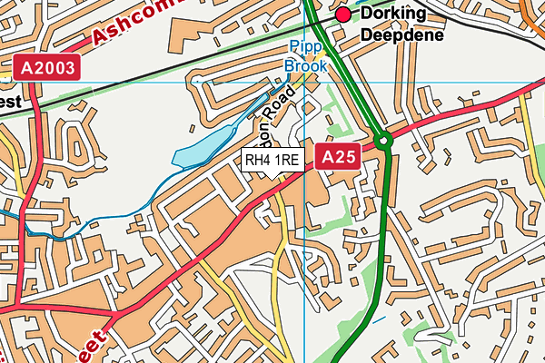 RH4 1RE map - OS VectorMap District (Ordnance Survey)