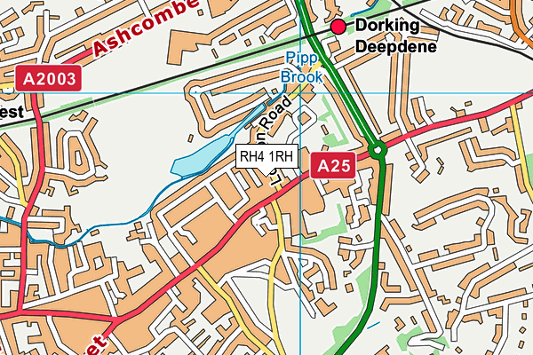 RH4 1RH map - OS VectorMap District (Ordnance Survey)