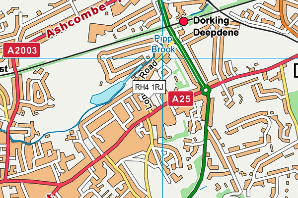 RH4 1RJ map - OS VectorMap District (Ordnance Survey)