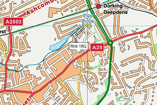 RH4 1RQ map - OS VectorMap District (Ordnance Survey)