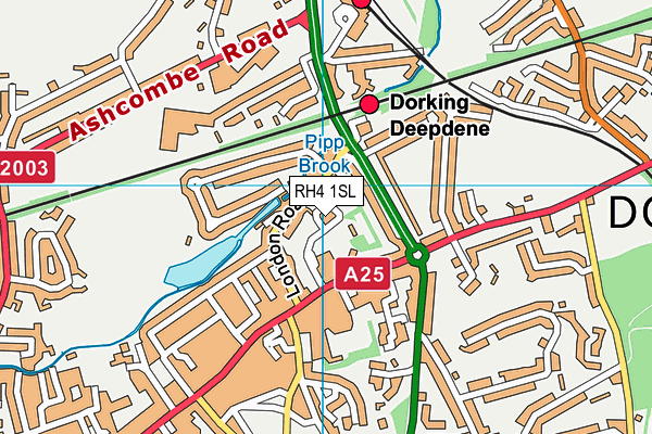 RH4 1SL map - OS VectorMap District (Ordnance Survey)