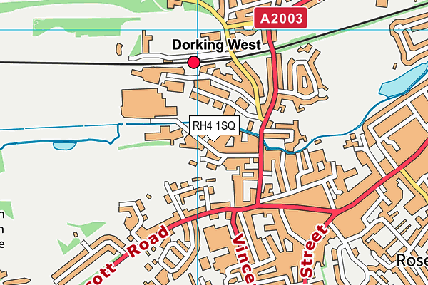 RH4 1SQ map - OS VectorMap District (Ordnance Survey)