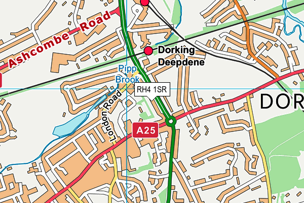 RH4 1SR map - OS VectorMap District (Ordnance Survey)